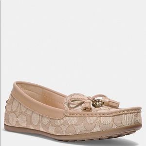Coach signature loafers